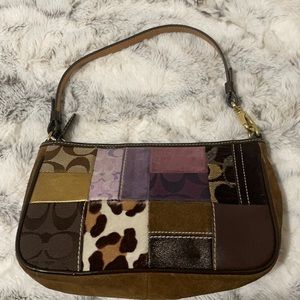 COACH Legacy Holiday Patchwork Demi Purse